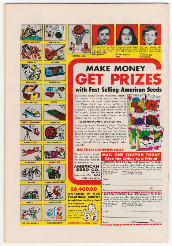 Iron Man #58 back cover