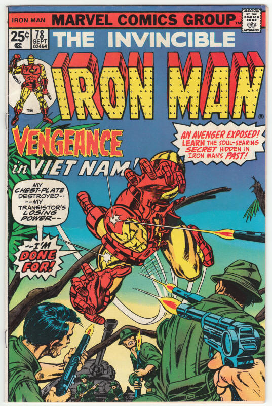 Iron Man #78 front cover