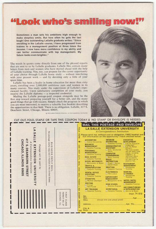 Iron Man #84 back cover