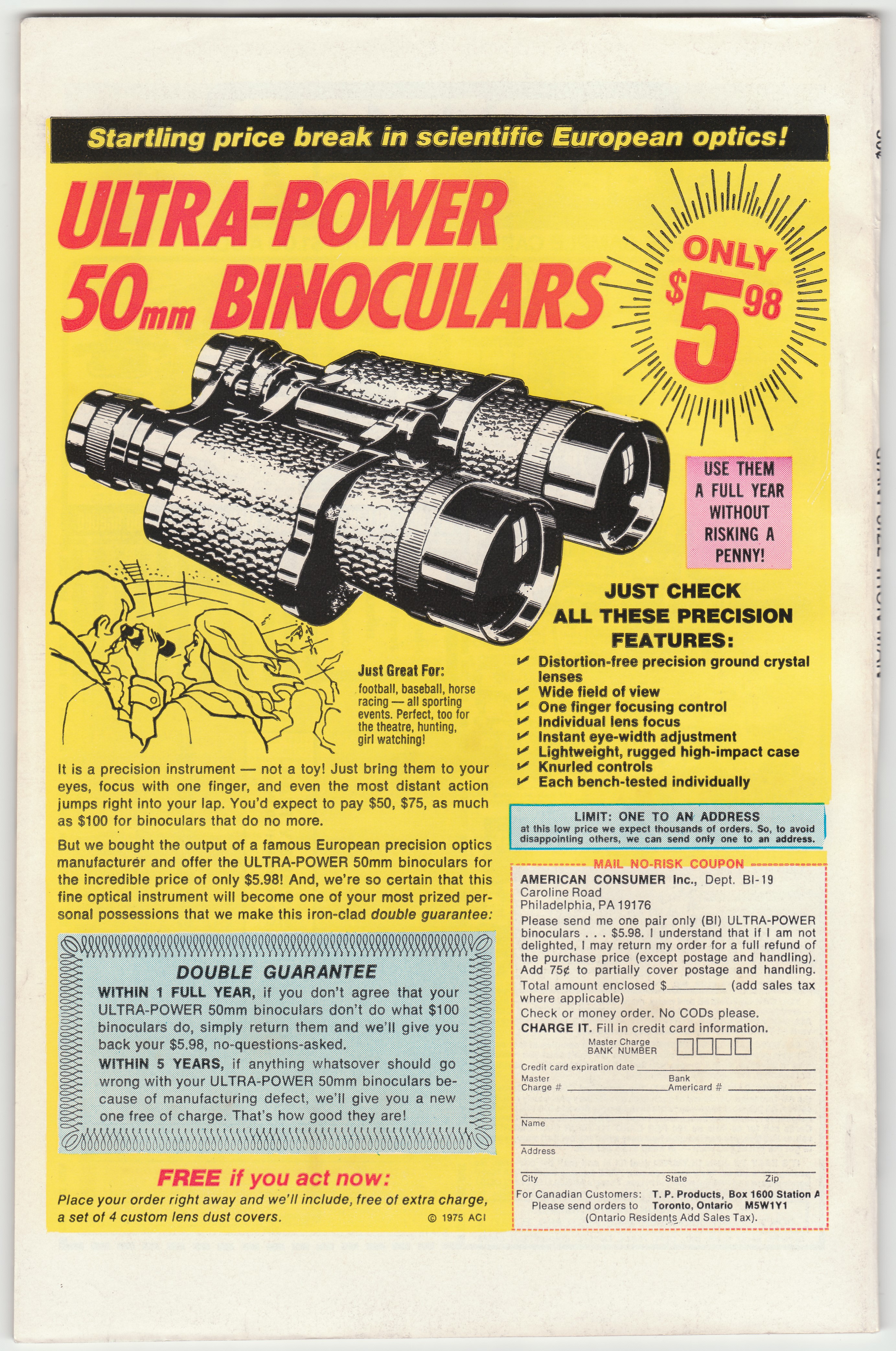 Giant Size Iron Man 1 back cover