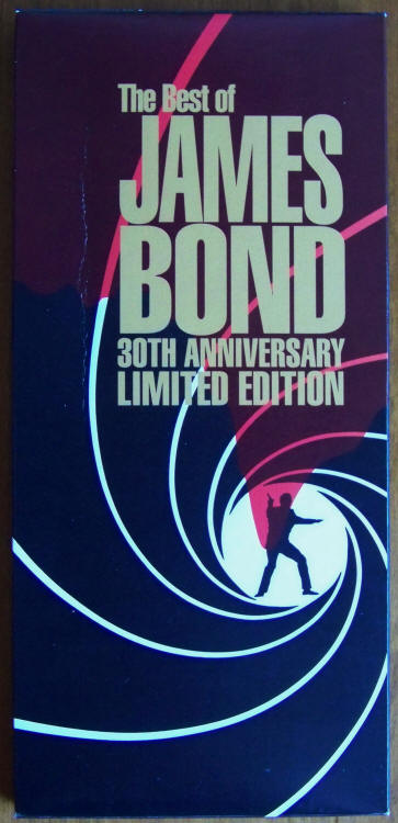 Best Of James Bond 30th Anniversary CD Long Box front