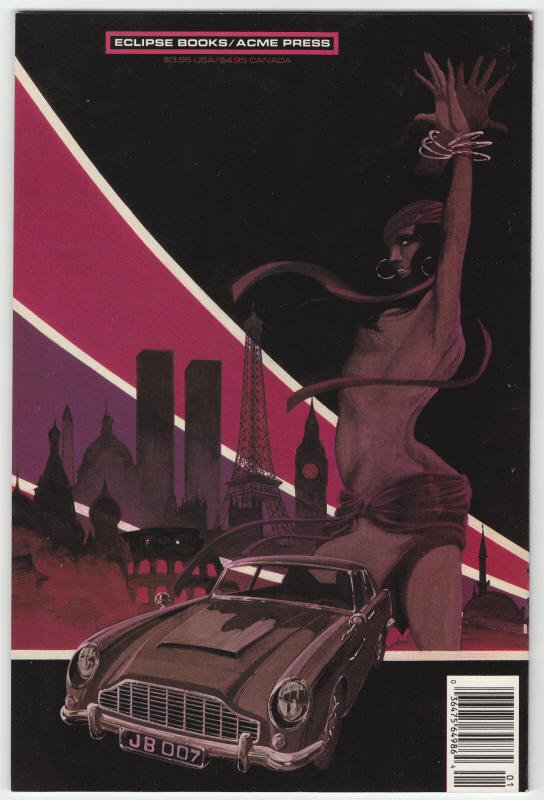 James Bond 007 Permission To Die #1 back cover