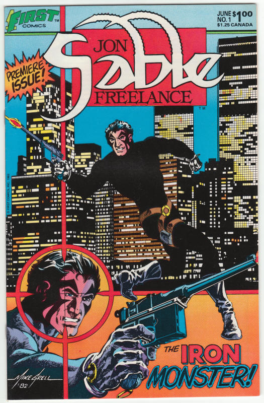 Jon Sable Freelance #1 front cover