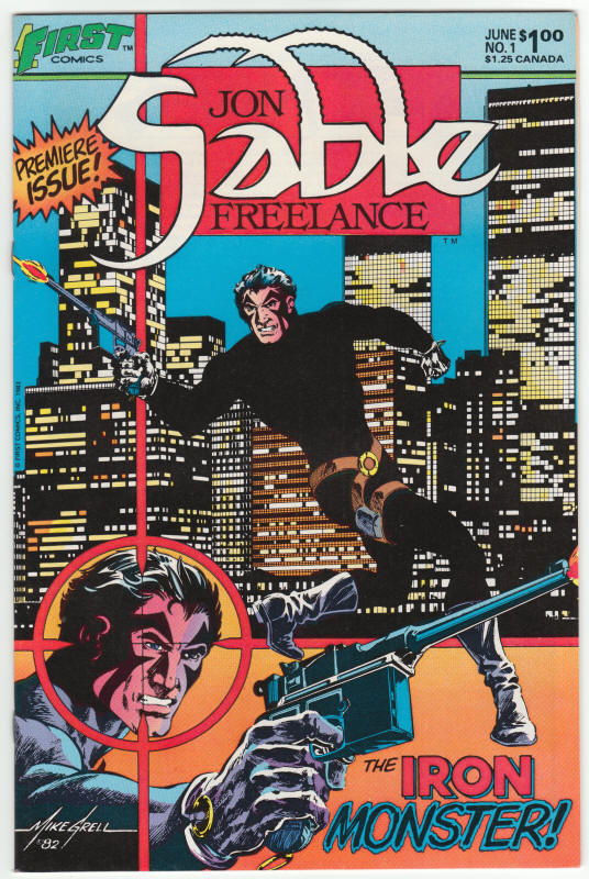 Jon Sable Freelance #1 front cover