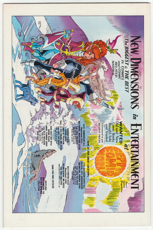 Jon Sable Freelance #2 back cover