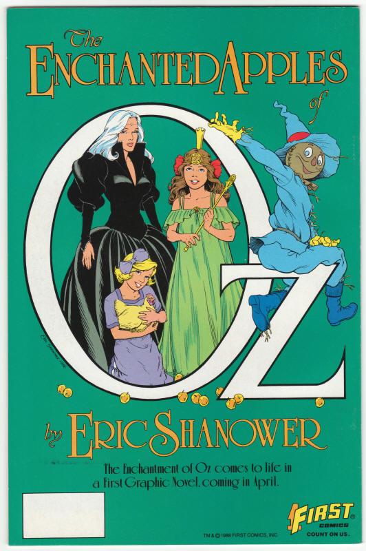 Jon Sable Freelance #38 back cover