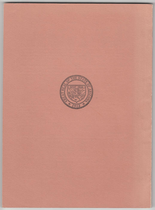 The Journal Of Arizona History Autumn 1965 back cover