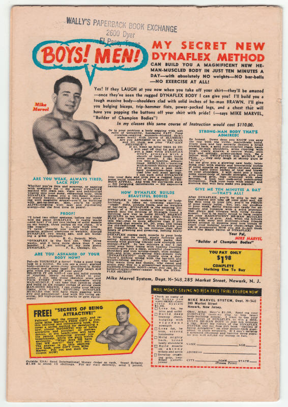 Journey Into Mystery #125 Thor back cover