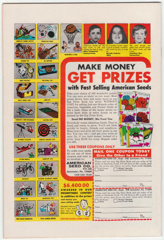 Journey Into Mystery #5 1972 Second Series back cover