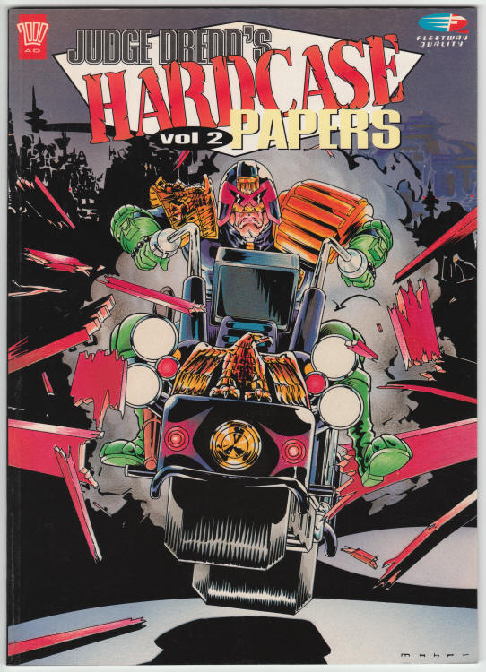 Judge Dredds Hardcase Papers Volume 2 front cover