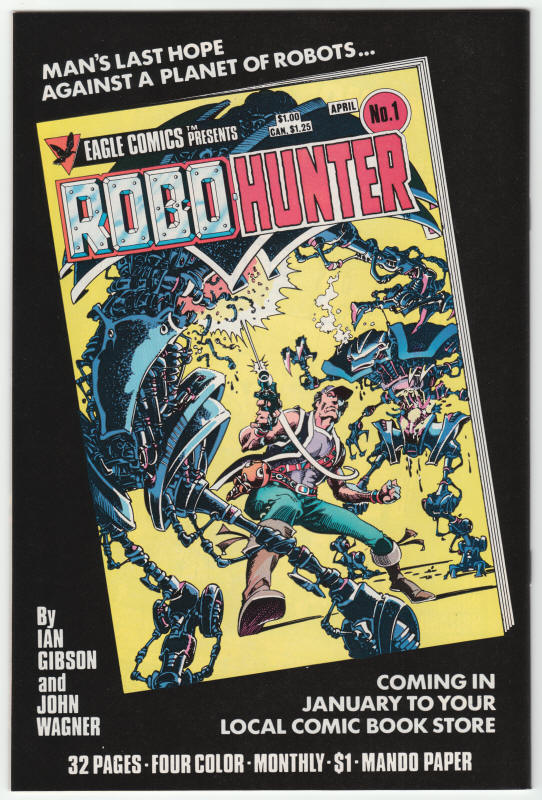 Judge Dredd #5 1983 back cover