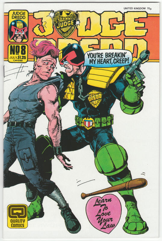Judge Dredd Volume 2 #8 1986 front cover