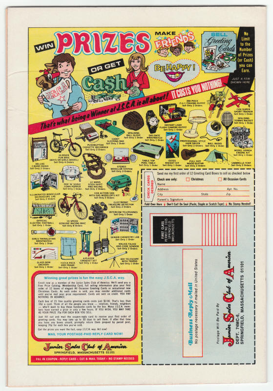 Jungle Action #11 back cover