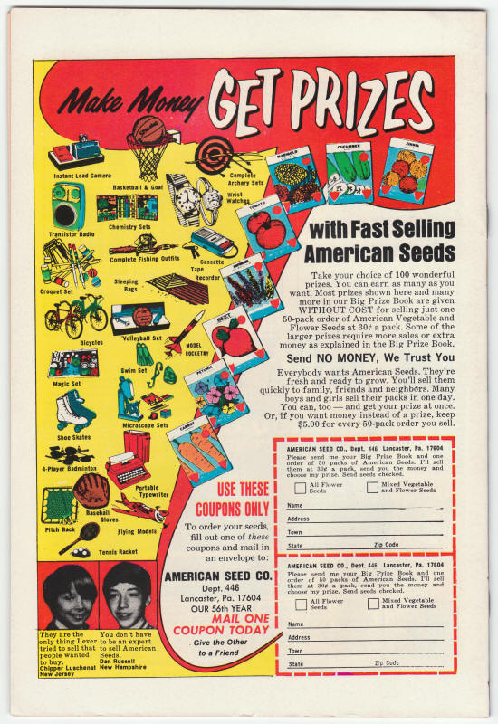 Jungle Action #9 back cover