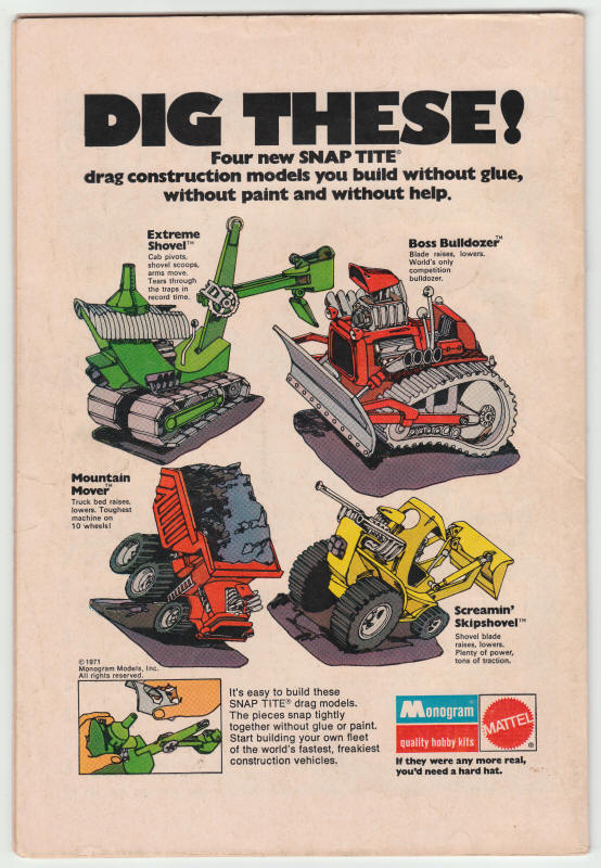 Justice League Of America #99 back cover