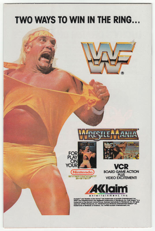 Justice League Europe #1 back cover