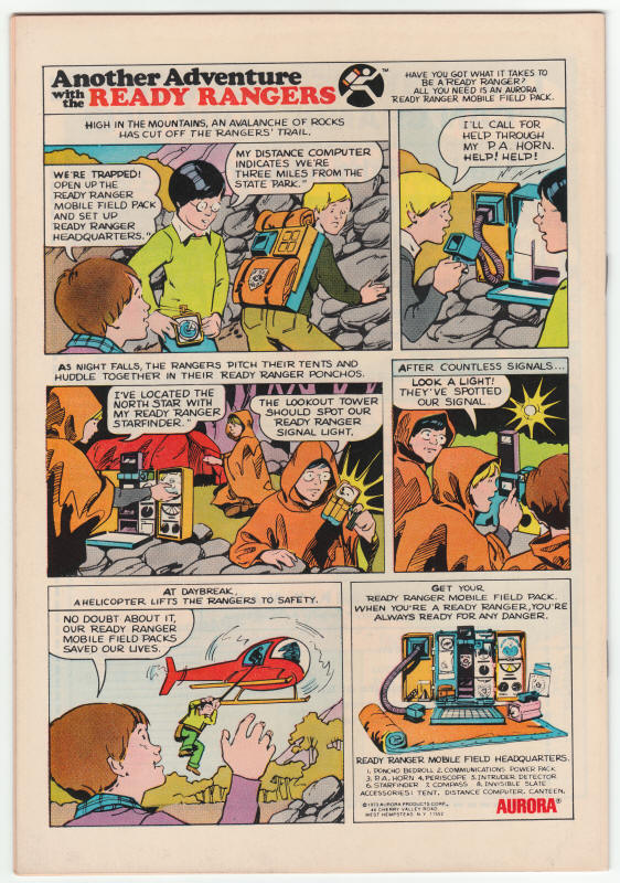 Kamandi #15 back cover