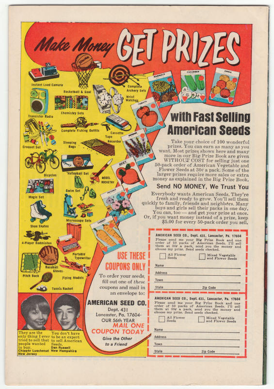 Kamandi #16 back cover