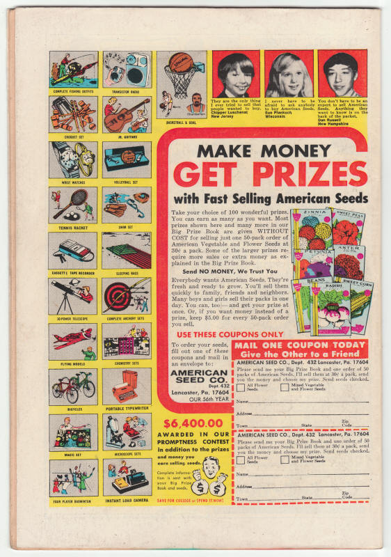 Kamandi #17 back cover