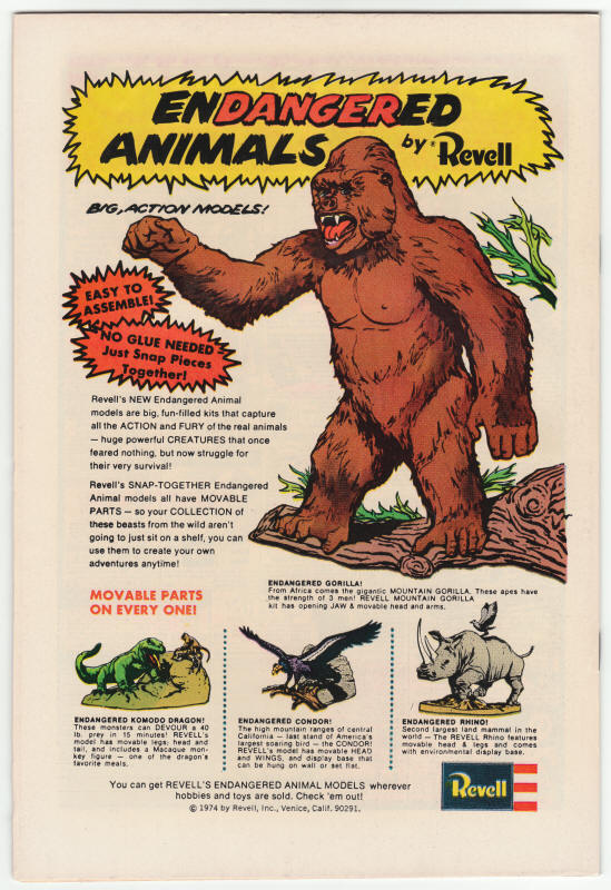 Kamandi #24 back cover