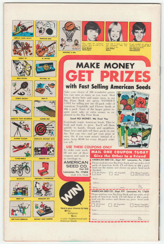 Kamandi #28 back cover