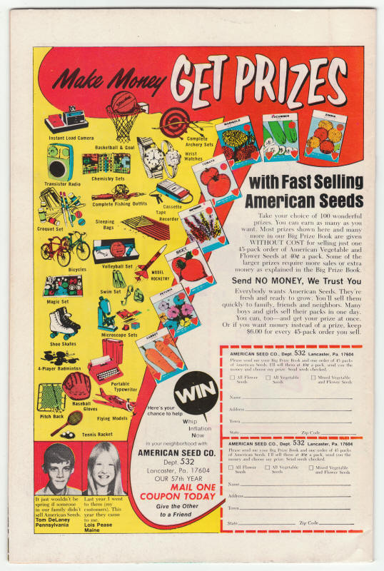 Kamandi #29 back cover