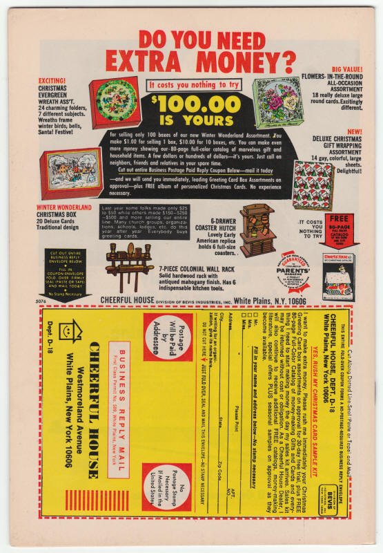 Kamandi #8 back cover