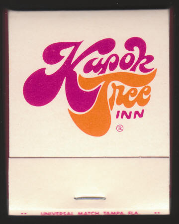 Kapok Tree Inn Matchbook