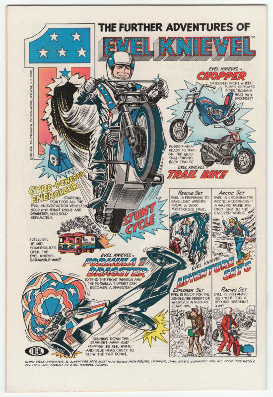 Ka-Zar #14 1974 back cover