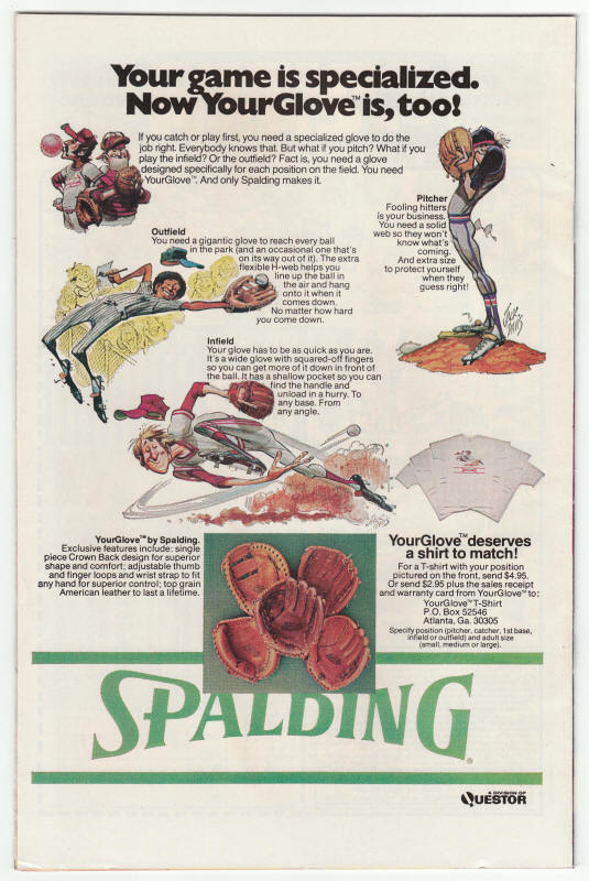 Ka-Zar #18 1974 back cover