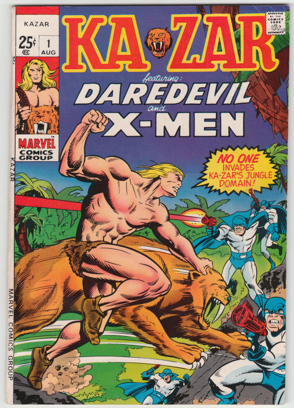 Ka-Zar #1 1970 front cover