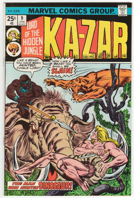 Ka-Zar #9 1974 front cover