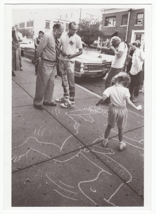 Keith Haring Allen Ginsberg Post Card