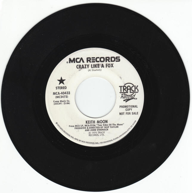 Keith Moon Crazy Like A Fox single