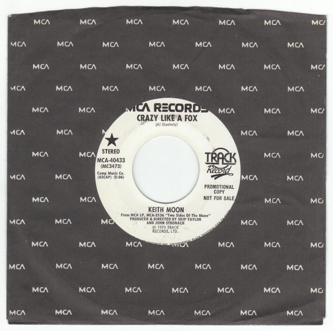 Keith Moon Crazy Like A Fox single