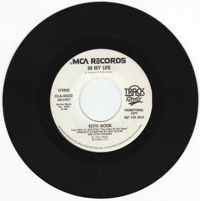 Keith Moon Crazy In My Life single