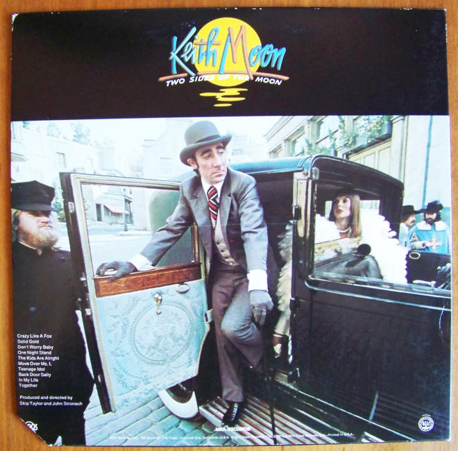 Keith Moon Two Sides of the Moon jacket back cover