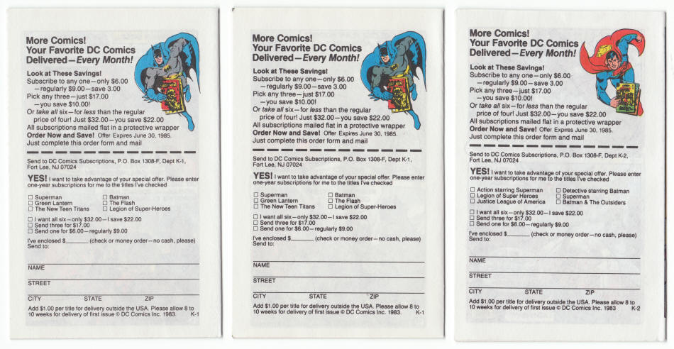 Kenner Super Powers Collection DC Mini Comics 1983 Batman Joker Robin