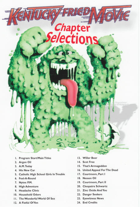 Kentucky Fried Movie DVD Chapter Card