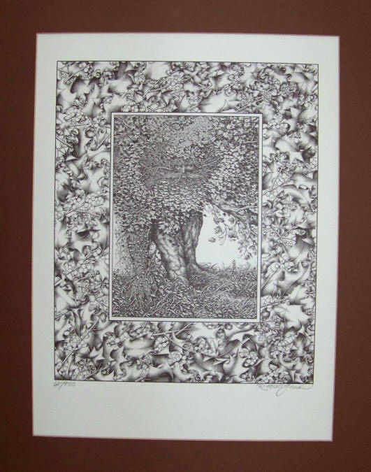 Robert Gould King Grome Signed Print