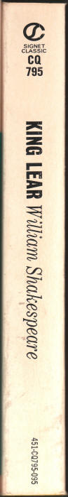 King Lear spine
