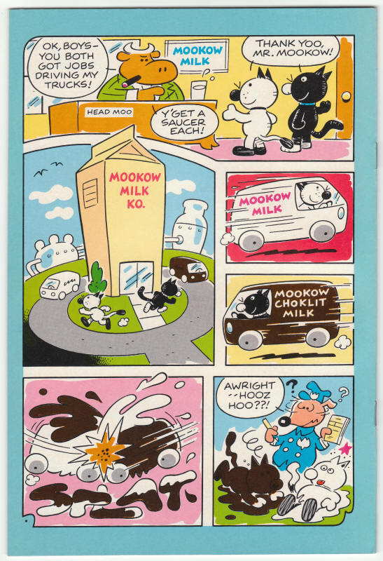 Kitz N Katz Komiks #3 back cover