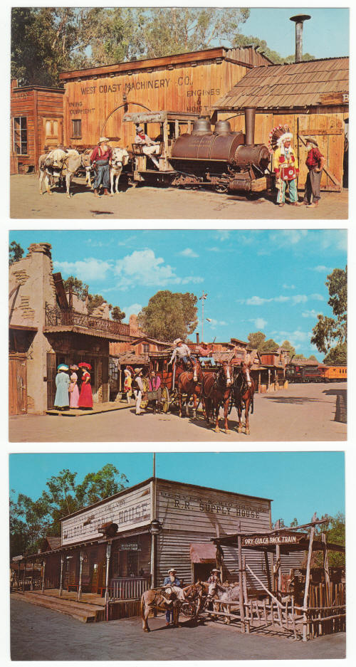 1960s Knotts Berry Farm Post Cards