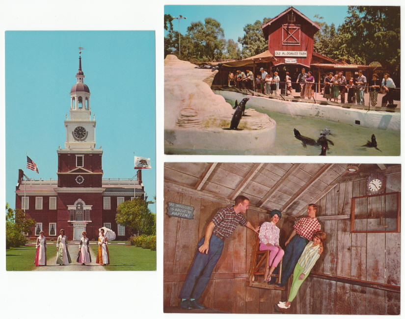 1960s Knotts Berry Farm Post Cards