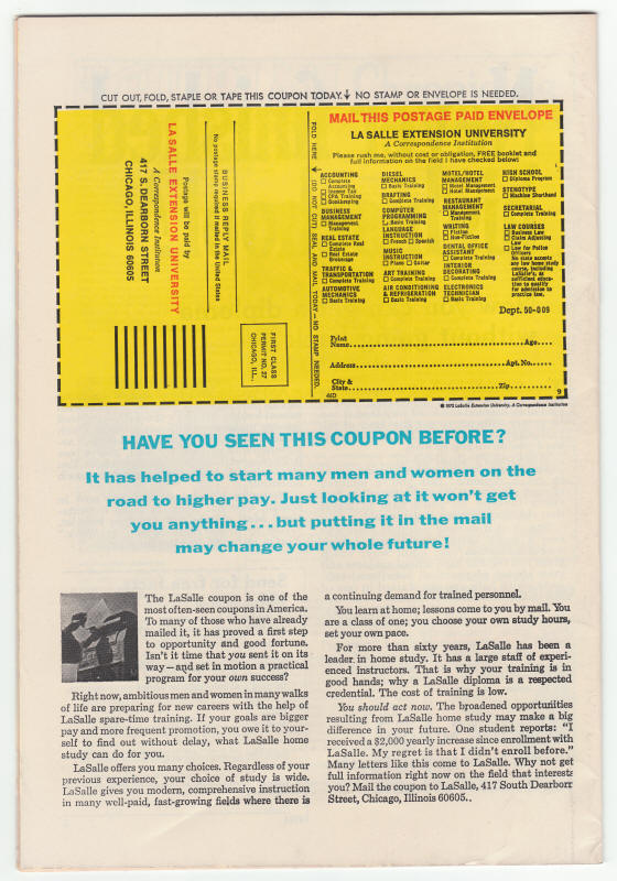 Kull The Destroyer 13 back cover