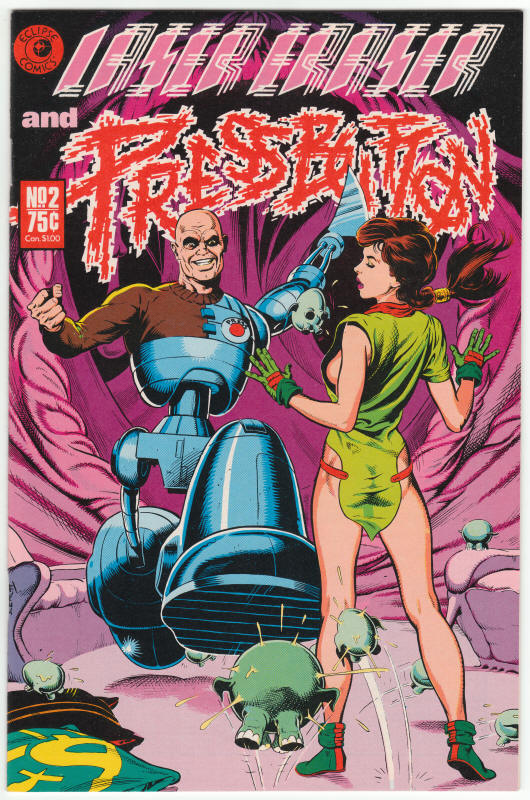 Laser Eraser And Pressbutton #2 front cover