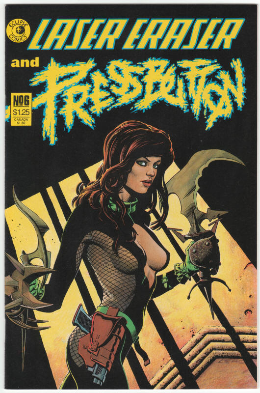 Laser Eraser And Pressbutton #6 front cover