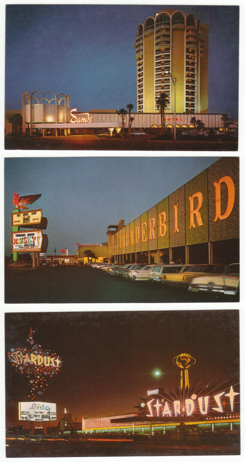 1960s Las Vegas Casinos Post Cards