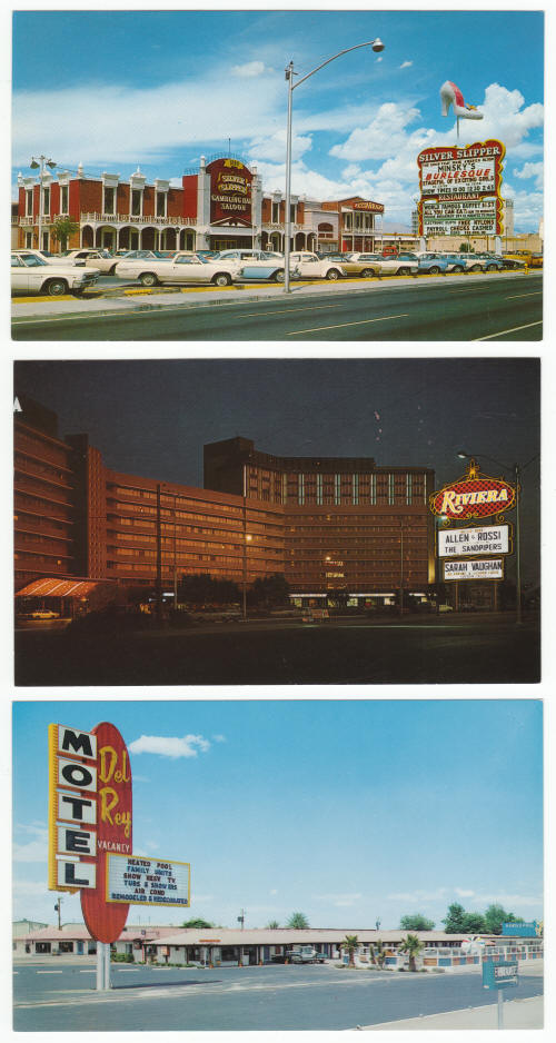1960s Las Vegas Casinos Post Cards