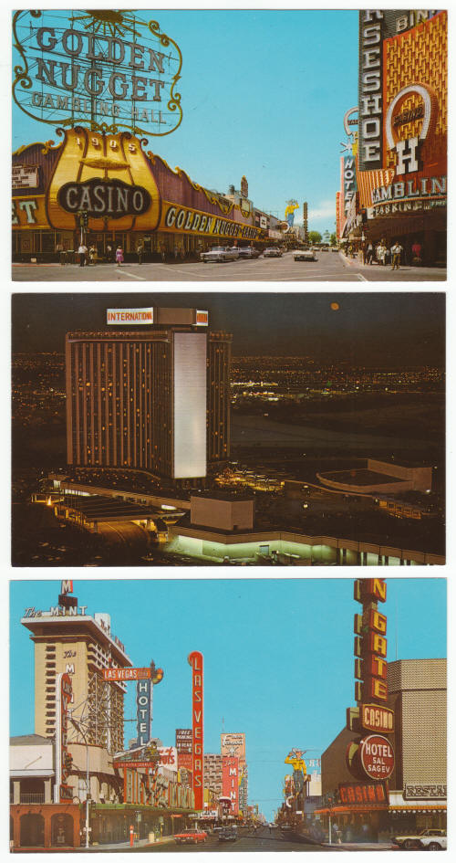 1960s Las Vegas Casinos Post Cards